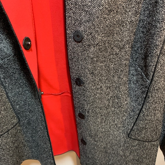 Layfayette 148 Black Red career jacket 14 - Picture 8 of 8